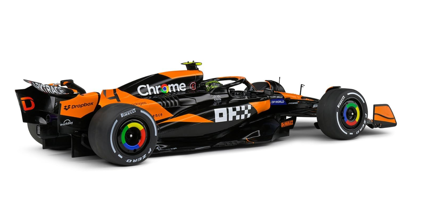 McLaren F1 MCL38 Miami GP Edition: 1/43 Scale Lando Norris (#4) Die-Cast Model