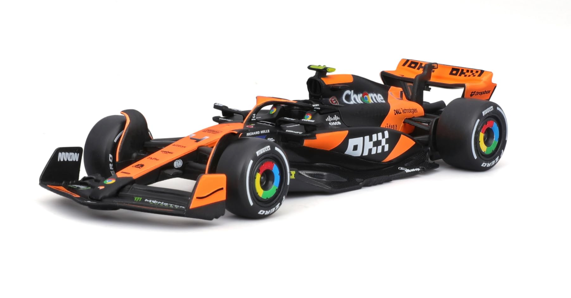 McLaren F1 MCL38 Miami GP Edition: 1/43 Scale Lando Norris (#4) Die-Cast Model